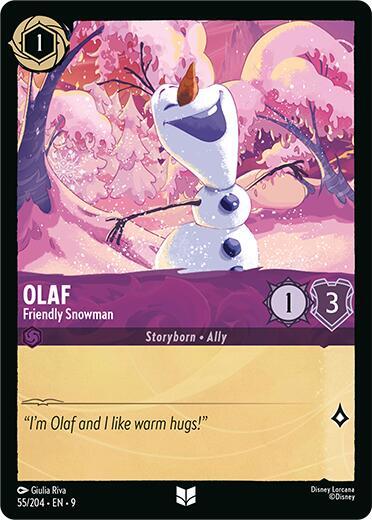 Olaf - Friendly Snowman - Disney Lorcana