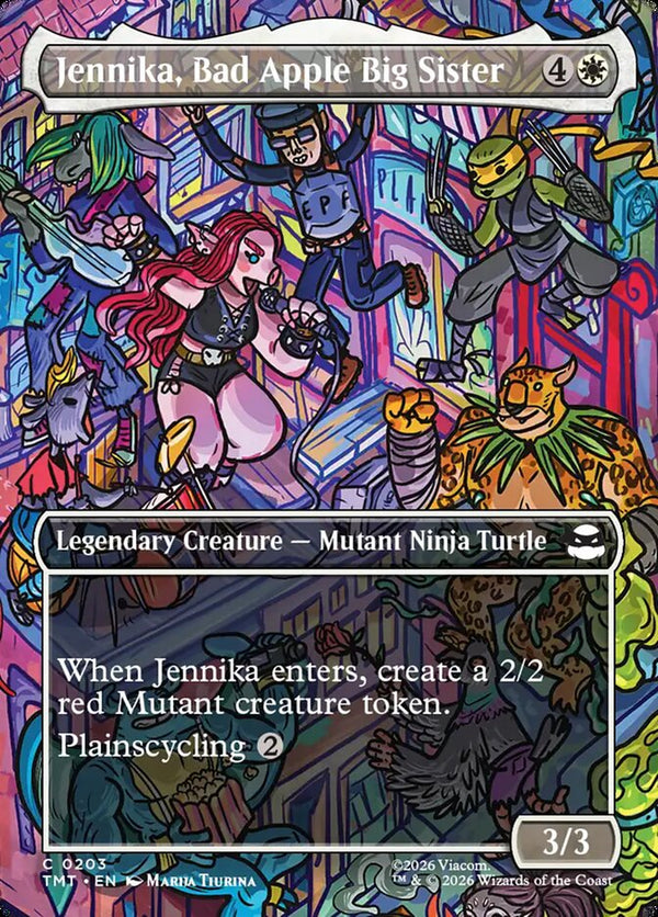 Jennika, Bad Apple Big Sister (Borderless) - Magic: The Gathering