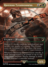 Ravenous Tyrannosaurus (Borderless) (Emblem) - Magic: The Gathering