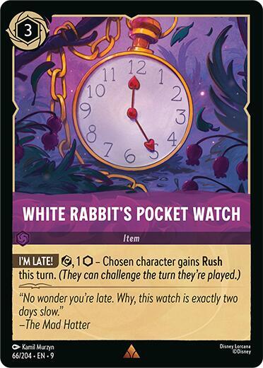 White Rabbit's Pocket Watch - Disney Lorcana
