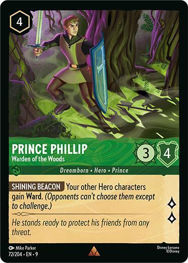 Prince Phillip - Warden of the Woods - Disney Lorcana