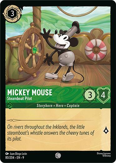 Mickey Mouse - Steamboat Pilot - Disney Lorcana