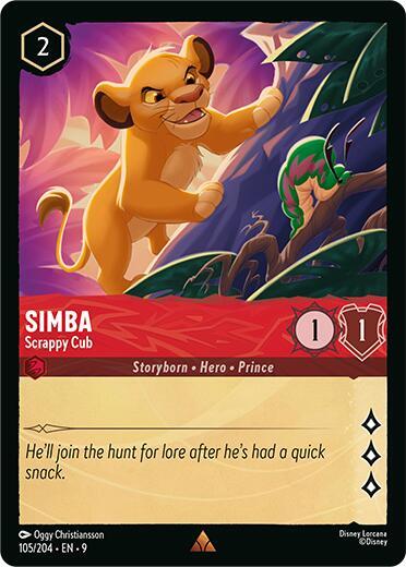 Simba - Scrappy Cub - Disney Lorcana