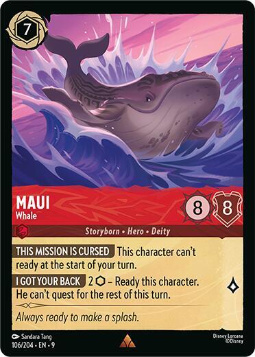 Maui - Whale - Disney Lorcana
