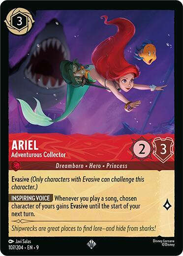 Ariel - Adventurous Collector - Disney Lorcana
