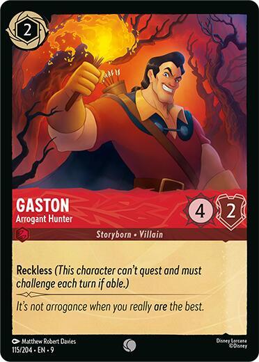 Gaston - Arrogant Hunter - Disney Lorcana