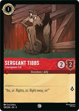Sergeant Tibbs - Courageous Cat - Disney Lorcana