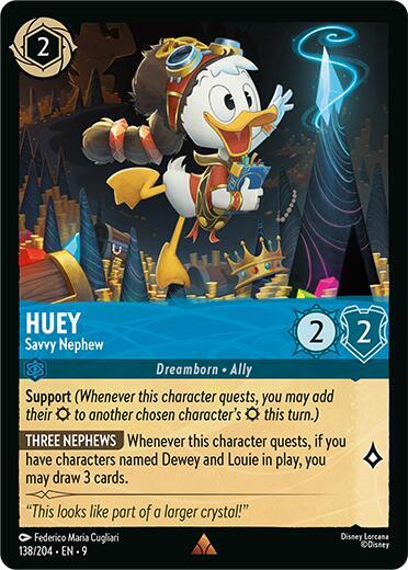 Huey - Savvy Nephew - Disney Lorcana