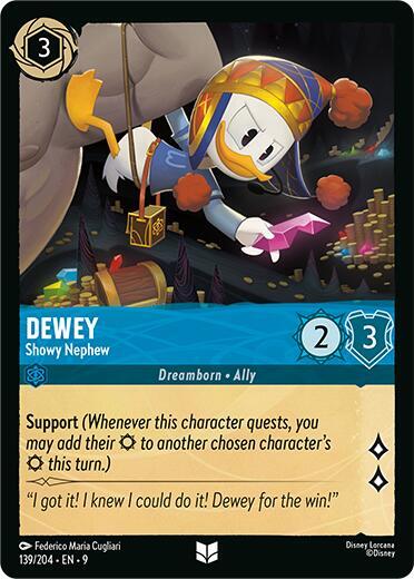 Dewey - Showy Nephew - Disney Lorcana
