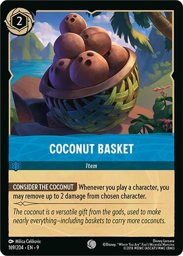 Coconut Basket - Disney Lorcana