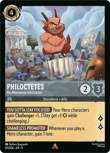 Philoctetes - No-Nonsense Instructor - Disney Lorcana