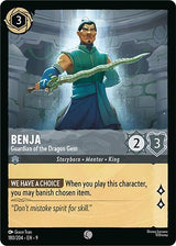Benja - Guardian of the Dragon Gem - Disney Lorcana