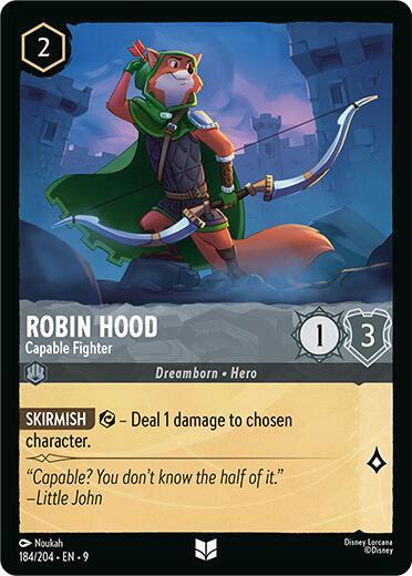 Robin Hood - Capable Fighter - Disney Lorcana