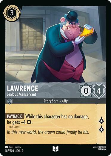 Lawrence - Jealous Manservant - Disney Lorcana