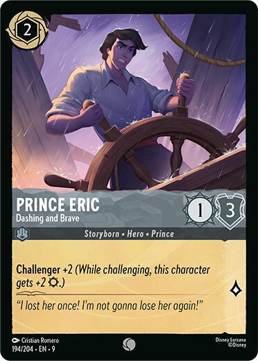Prince Eric - Dashing and Brave - Disney Lorcana