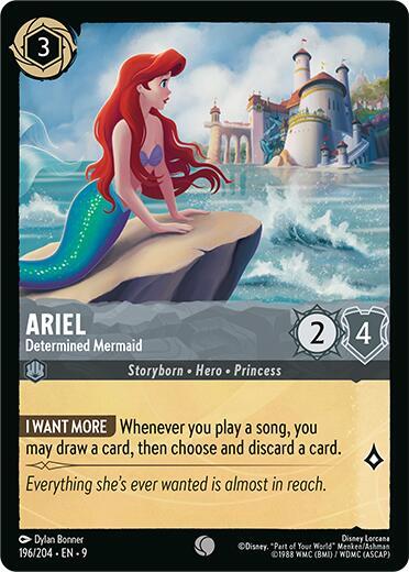 Ariel - Determined Mermaid - Disney Lorcana