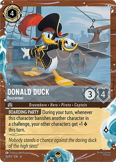 Donald Duck - Buccaneer (Disney Cruise Promo) - Disney Lorcana