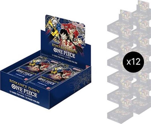 Romance Dawn - Booster Box Case (Wave 1 - Blue) - One Piece Card Game