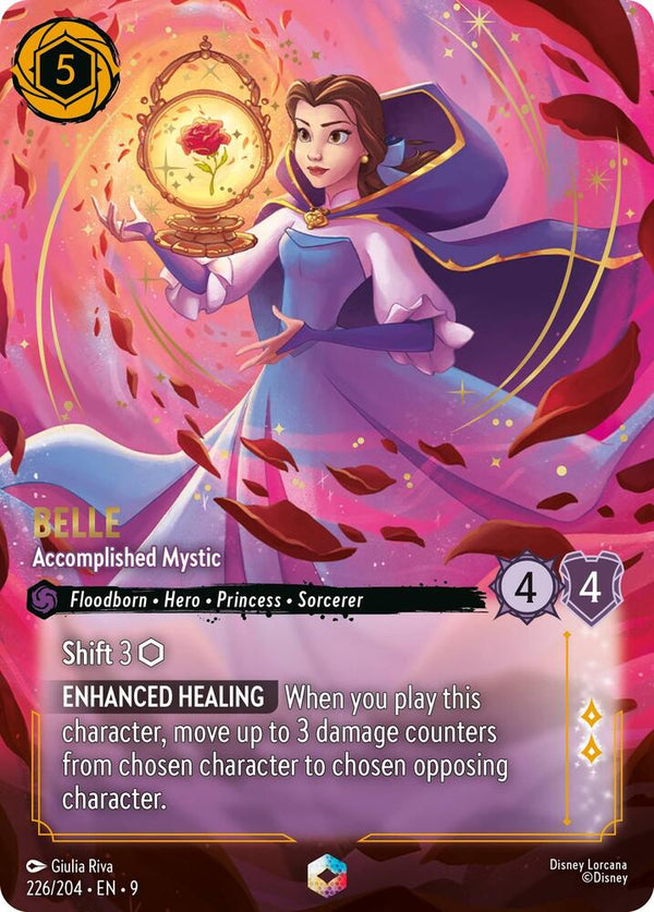 Belle - Accomplished Mystic (Enchanted) - Disney Lorcana
