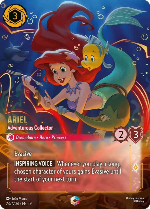Ariel - Adventurous Collector (Enchanted) - Disney Lorcana