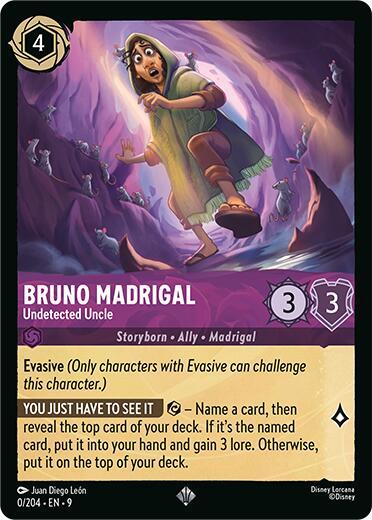 Bruno Madrigal - Undetected Uncle - Disney Lorcana