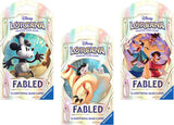 Disney Lorcana: Fabled Sleeved Booster Pack Art Bundle [Set of 3] - Disney Lorcana