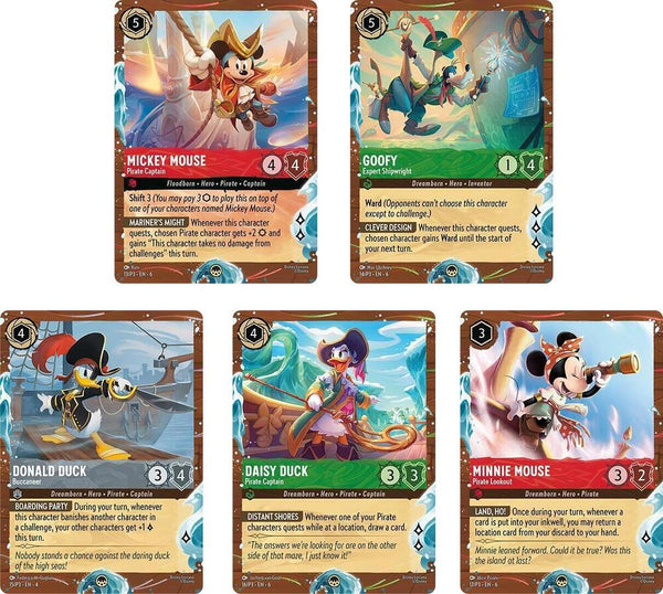 Disney Cruise Promos (Set of 5) (DLPC) - Disney Lorcana