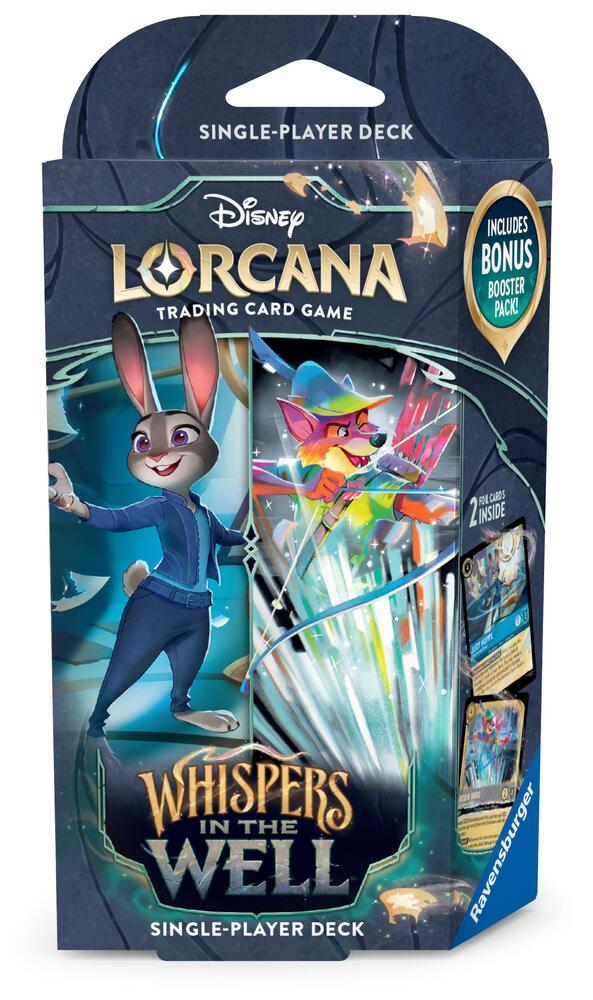 Disney Lorcana: Whispers in the Well Starter Deck (Sapphire & Steel) - Disney Lorcana