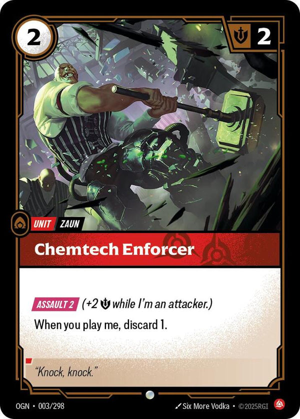Chemtech Enforcer - Riftbound: League of Legends TCG