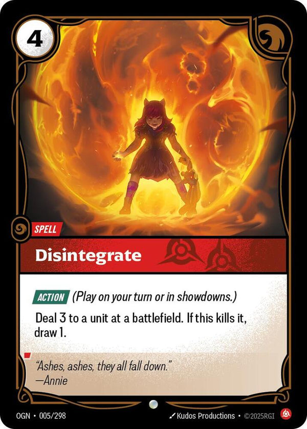 Disintegrate - Riftbound: League of Legends TCG