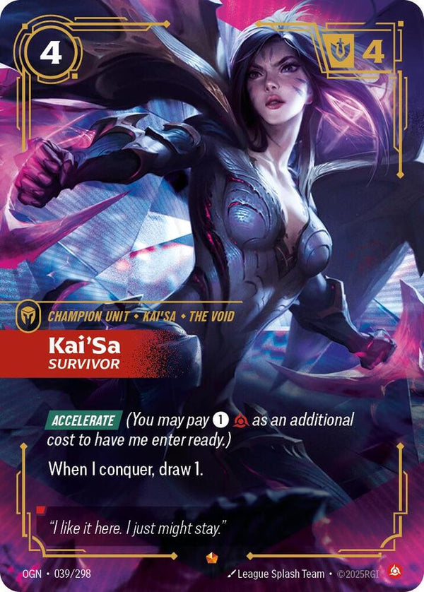 Kai'Sa - Survivor - Riftbound: League of Legends TCG