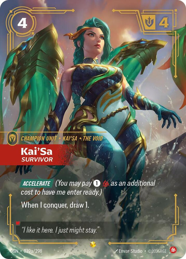 Kai'Sa - Survivor (Alternate Art) - Riftbound: League of Legends TCG
