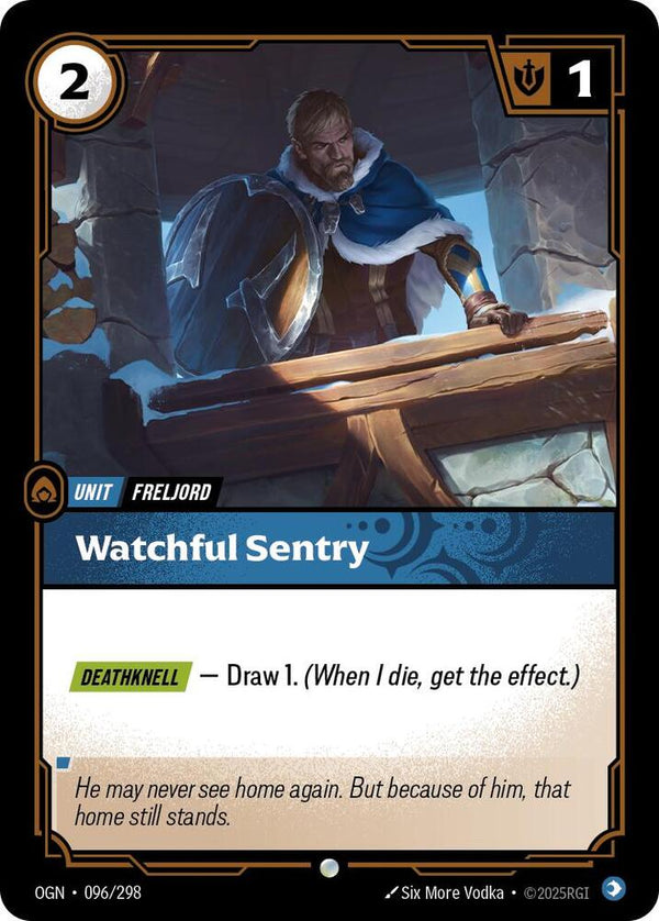 Watchful Sentry - Riftbound: League of Legends TCG