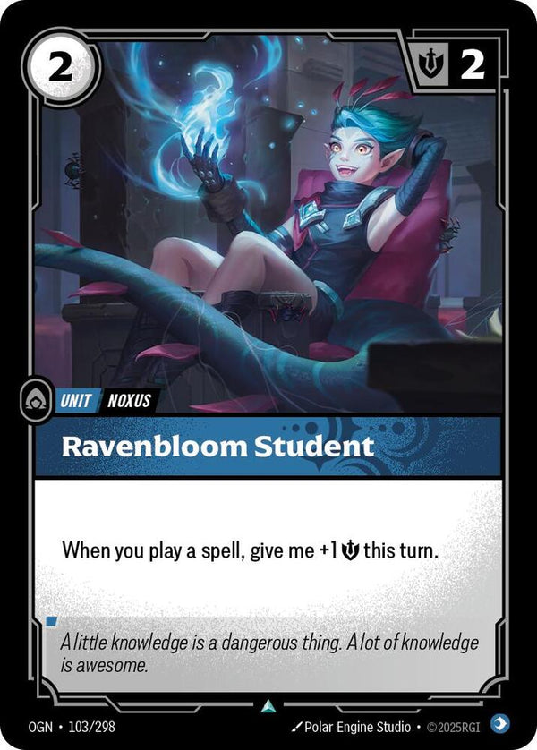 Ravenbloom Student - Riftbound: League of Legends TCG