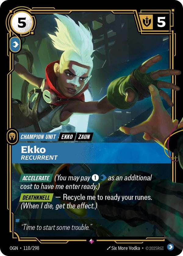 Ekko - Recurrent - Riftbound: League of Legends TCG