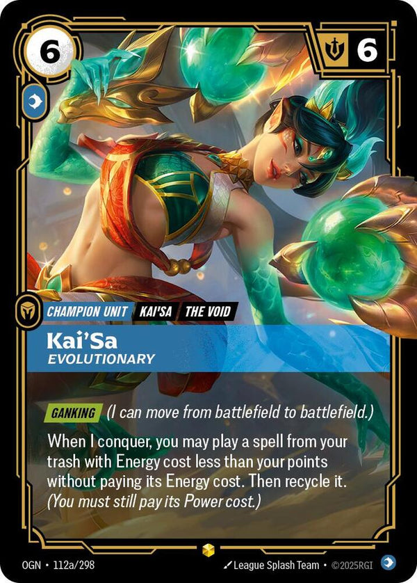 Kai'Sa - Evolutionary (Alternate Art) - Riftbound: League of Legends TCG
