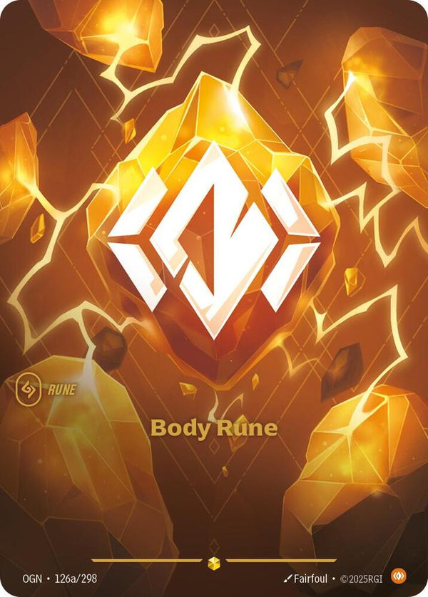 Body Rune (Alternate Art) - Riftbound: League of Legends TCG
