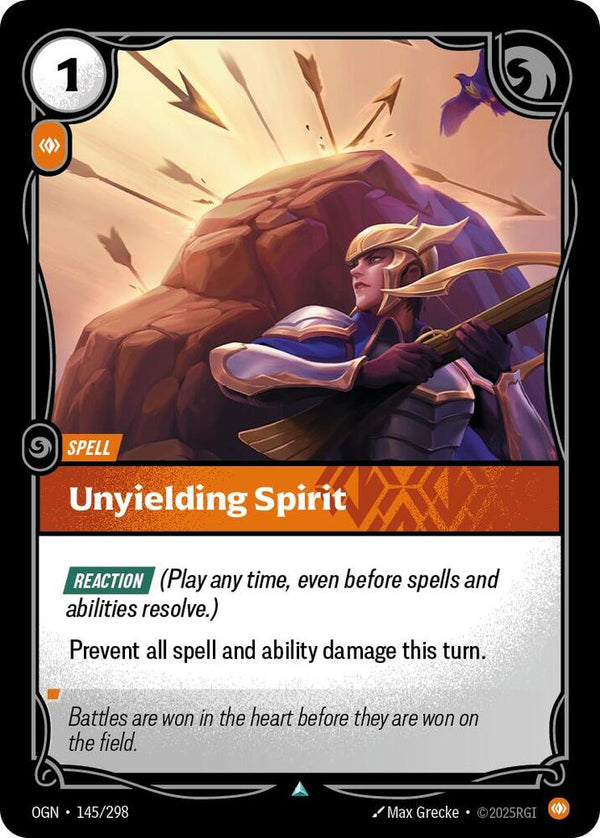Unyielding Spirit - Riftbound: League of Legends TCG
