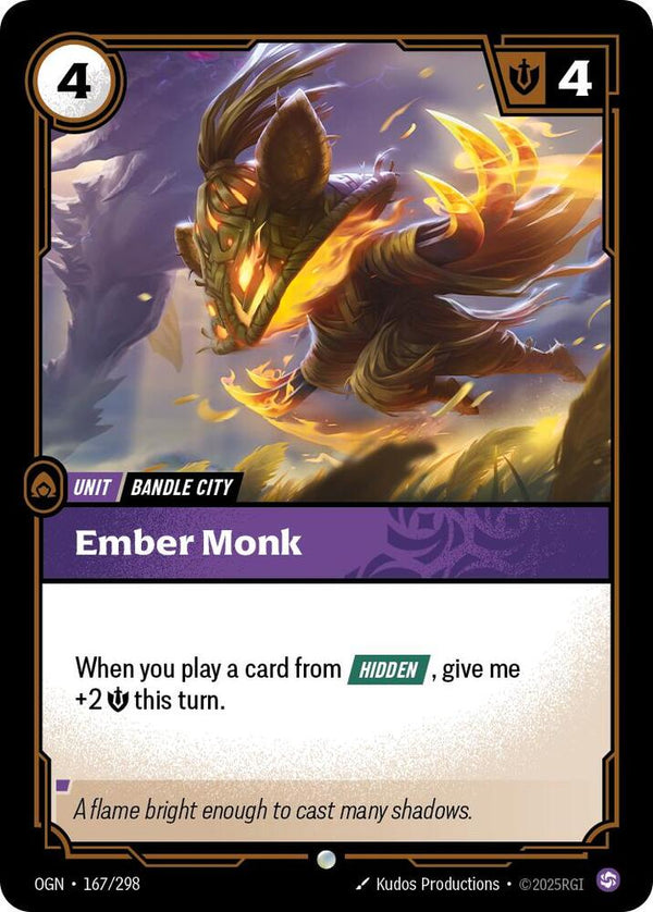 Ember Monk - Riftbound: League of Legends TCG