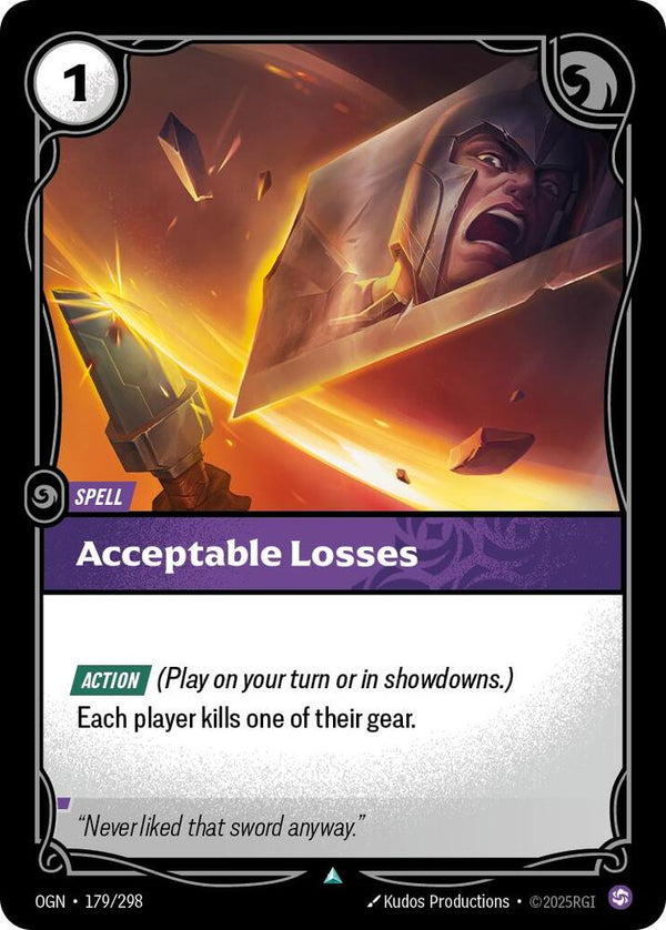 Acceptable Losses - Riftbound: League of Legends TCG