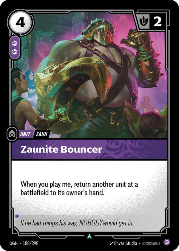 Zaunite Bouncer - Riftbound: League of Legends TCG