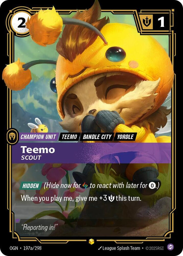 Teemo - Scout (Alternate Art) - Riftbound: League of Legends TCG