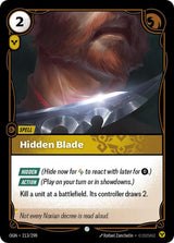 Hidden Blade - Riftbound: League of Legends TCG