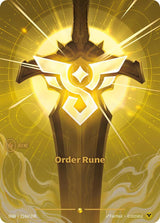 Order Rune (Alternate Art) - Riftbound: League of Legends TCG