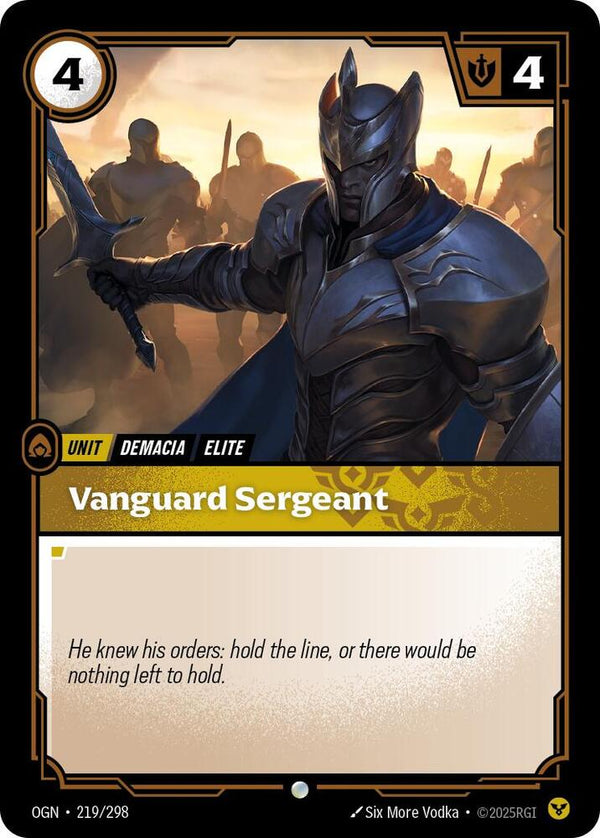 Vanguard Sergeant - Riftbound: League of Legends TCG