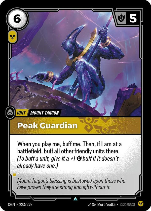 Peak Guardian - Riftbound: League of Legends TCG
