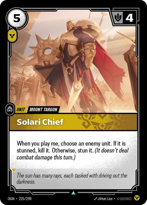 Solari Chief - Riftbound: League of Legends TCG