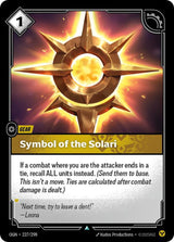 Symbol of the Solari - Riftbound: League of Legends TCG