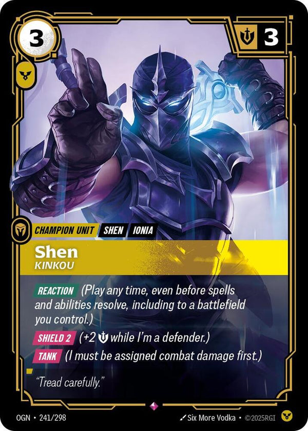 Shen - Kinkou - Riftbound: League of Legends TCG