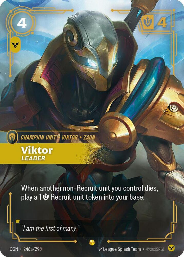 Viktor, Leader (Alternate Art) - Riftbound: League of Legends TCG